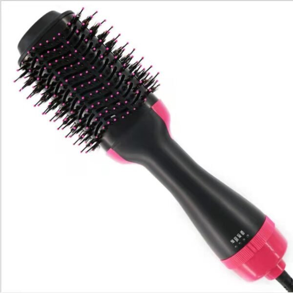 ski hair dryer brush set, ionic technology 3 in 1 red & black combo – hair dryer, straightener & curling iron for all hair types
