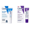 cerave anti aging retinol face serum, sealed with retinol with hyaluronic acid, niacinamide, and ceramides, smooths wrinkles and fine lines, and gently brightens skin