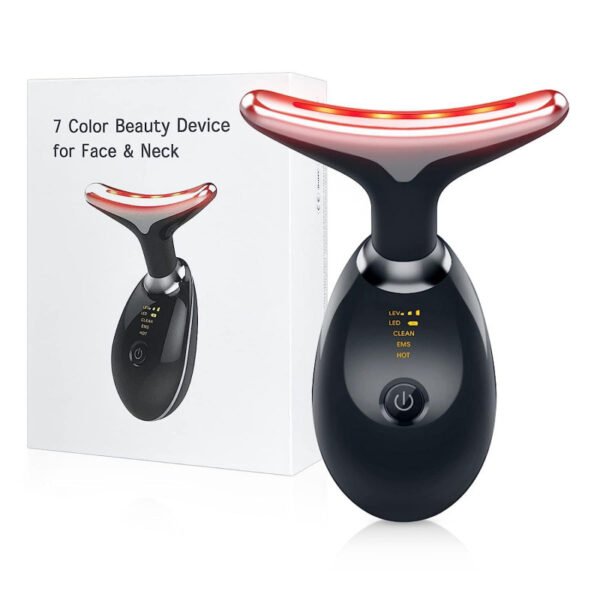 cross border neck beauty instrument, massage neck wrinkle instrument, 7 color introduction instrument, vibration beauty instrument, v face instrument, special small dolphin beauty neck instrument