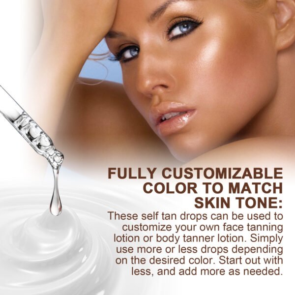 eelhoe facial tanning serum outdoor sunbathing helps to beautify the skin to create a bronzed skin tanning serum