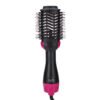 ski hair dryer brush set, ionic technology 3 in 1 red & black combo – hair dryer, straightener & curling iron for all hair types