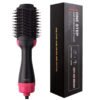ski hair dryer brush set, ionic technology 3 in 1 red & black combo – hair dryer, straightener & curling iron for all hair types