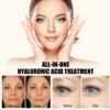 jaysuing hyaluronic acid serum lightens eye bags, dark circles, anti wrinkles, firms and brightens the skin
