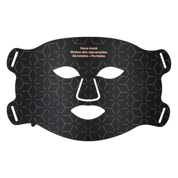 red light beauty mask with neck beauty neck instrumentskin rejuvenation color light silicone led spectrum large row light mask instrument