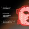 fda red and blue light silicone mask photon mask facial rejuvenation device large spectrometer led beauty spot removal